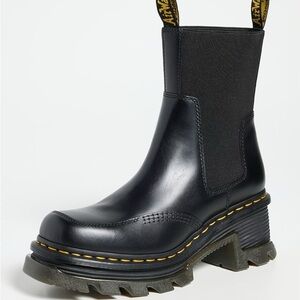 Dr. Martens Black Leather Platform Boots